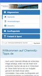 Mobile Screenshot of chemnitz-tipps.de